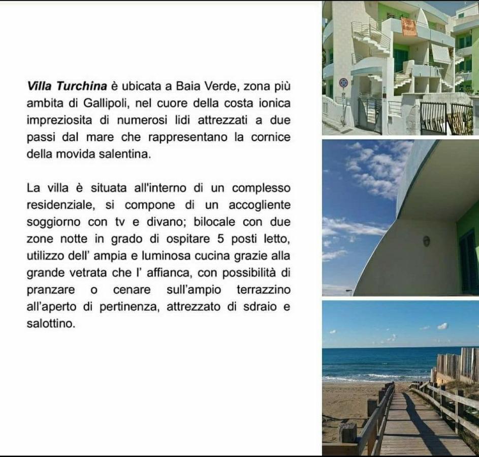 Villa Turchina Gallipoli Esterno foto